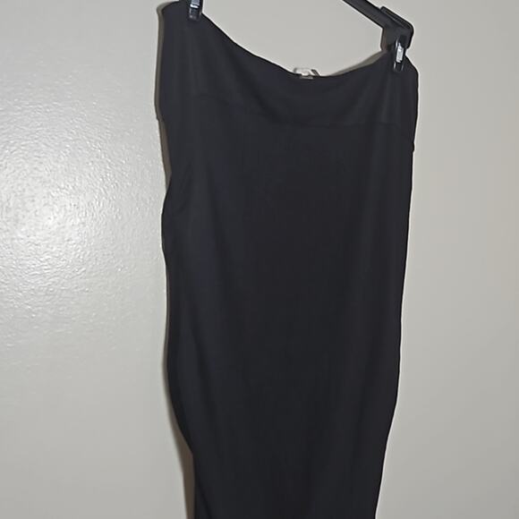 Madewell Black Stretch Wrap Style Skirt Sz Medium - Picture 7 of 10